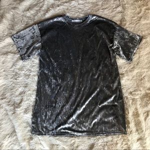 Crushed Velvet Short Sleeve